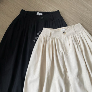 EASE PANTS | Quần linen xếp ly dáng thụng cao cấp phong cách trendy, thoải mái | Bymintt