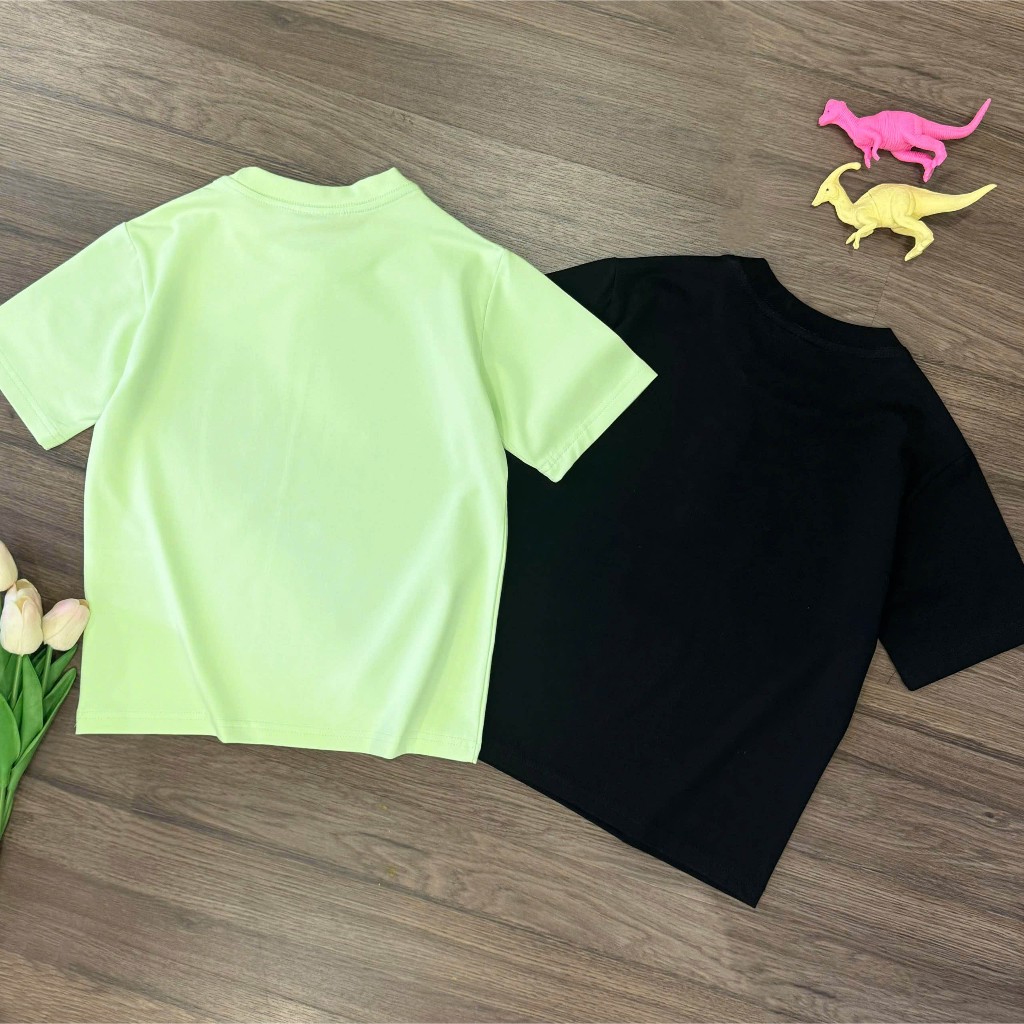 Áo Thun Trẻ Em Mirage Voi Tai Xanh Dễ Thương Chất 100% Cotton Cao Cấp.