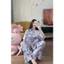 Đồ bộ set ngủ mặc nhà cổ V tay cánh dơi lụa mịn latin mềm mát
