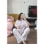 Đồ bộ set ngủ mặc nhà cổ V tay cánh dơi lụa mịn latin mềm mát