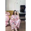 Đồ bộ set ngủ mặc nhà cổ V tay cánh dơi lụa mịn latin mềm mát