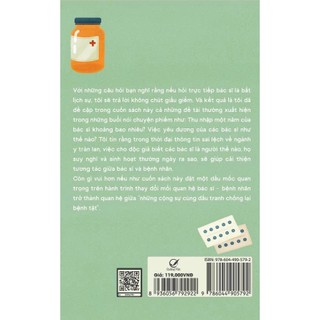 Sách Tiếng lòng bác sĩ - Những điều khó chia sẻ của bác sĩ khi đứng trước bệnh nhân