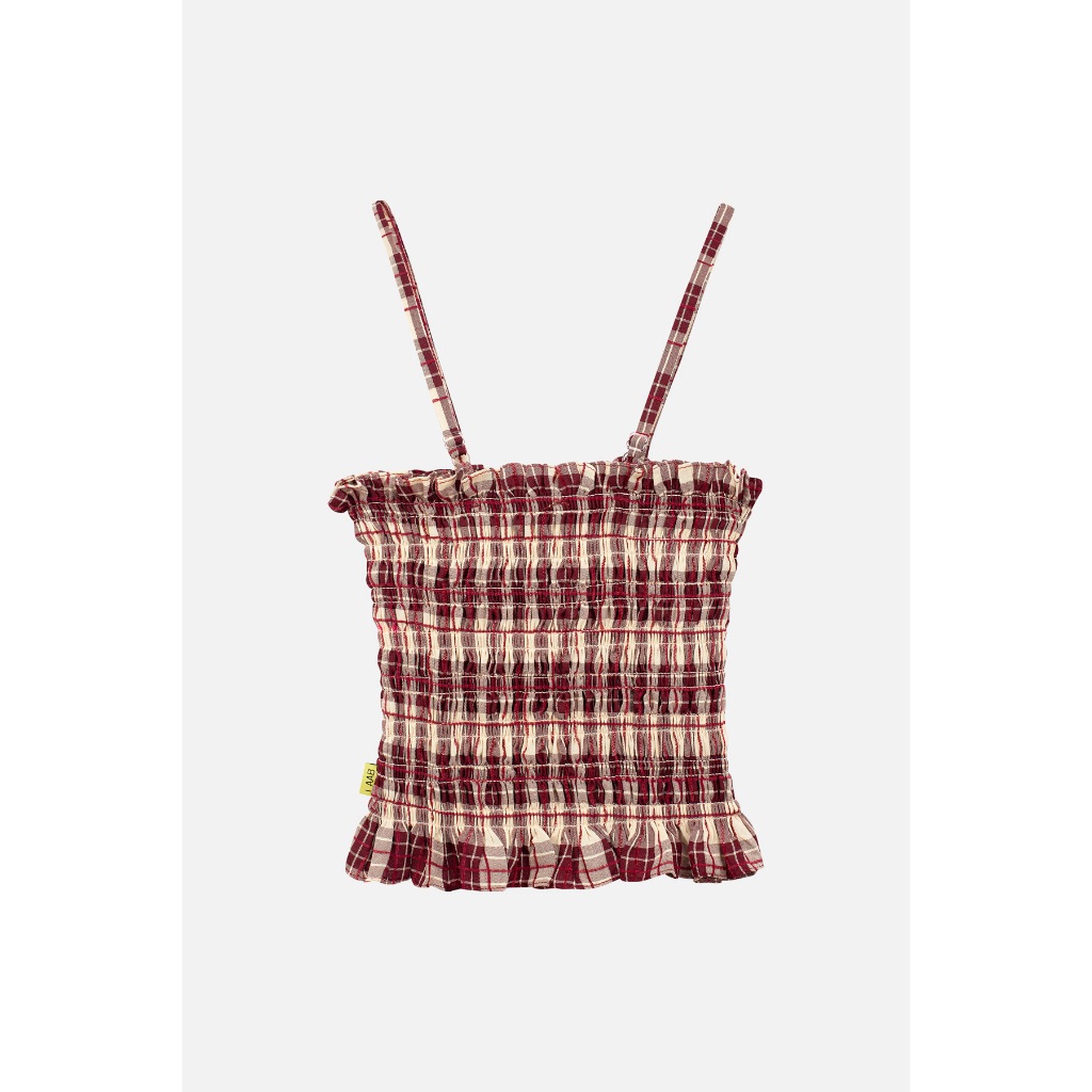 Áo 2 dây BOO smocking kẻ BOO LAAB chất liệu cao cấp dễ dàng phối đồ