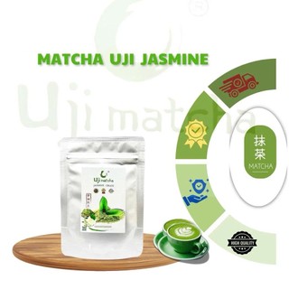 Bột Matcha Uji JASMINE hương Nhài | Bột Trà Xanh Công Nghệ Nhật Bản | 50g - 100g / TÚI ZIP