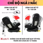 Ghế Ngồi Ô tô Cho Bé Xoay 360 Có Chốt ISOFIX An Toàn, Chuẩn Quốc Tế Chính Hãng AYAEL BFL129 Đạt ECE R-129 (0–12 Tuổi) — ảnh 4