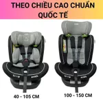 Ghế Ngồi Ô tô Cho Bé Xoay 360 Có Chốt ISOFIX An Toàn, Chuẩn Quốc Tế Chính Hãng AYAEL BFL129 Đạt ECE R-129 (0–12 Tuổi) — ảnh 6