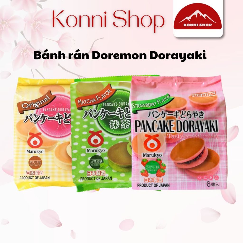 Bánh rán Doremon Dorayaki xuất xứ Nhật Bản (3 loại) | Shopee Việt Nam