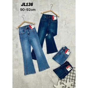40-75kg Quần Jeans 9 Tấc Nữ Lưng Cao CO Giãn 4 Chiều