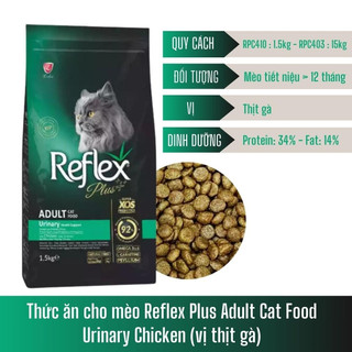 Hạt Reflex Urinary túi 1.5kg - Thức Ăn Hạt Hỗ Trợ Tiết Niệu Cho Mèo