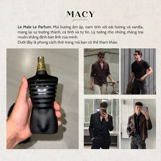 Nước hoa Nam Le Male Le Parfum - Bad Boy, Nam tính