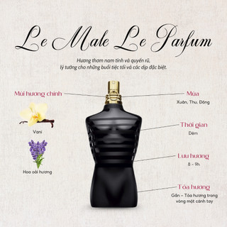 Nước hoa Nam Le Male Le Parfum - Bad Boy, Nam tính