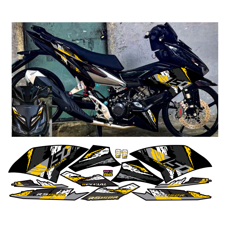 Tem rời WINNER X V2 cao cấp chất liệu in 3 lớp PPF chống nước không phai màu