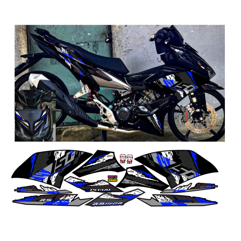 Tem rời WINNER X V2 cao cấp chất liệu in 3 lớp PPF chống nước không phai màu