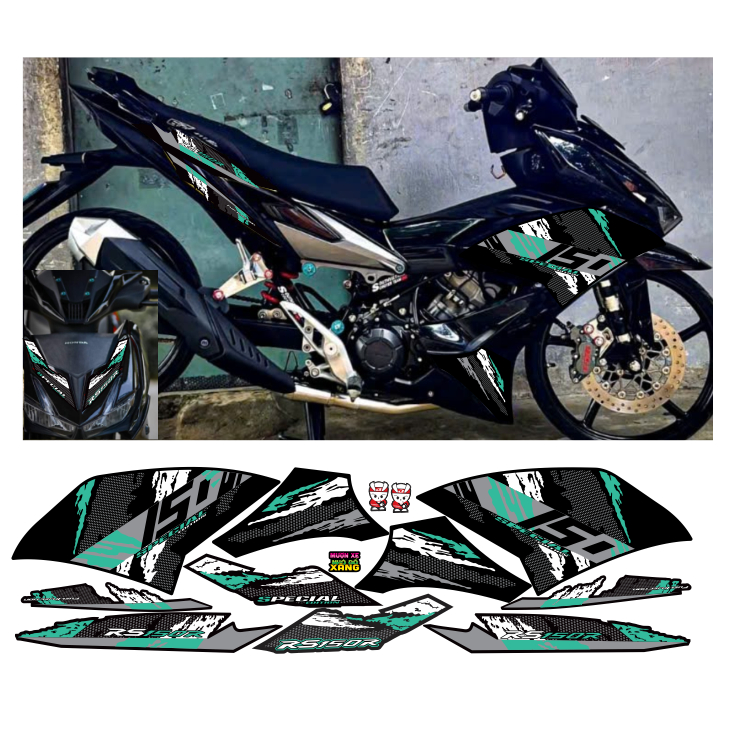 Tem rời WINNER X V2 cao cấp chất liệu in 3 lớp PPF chống nước không phai màu