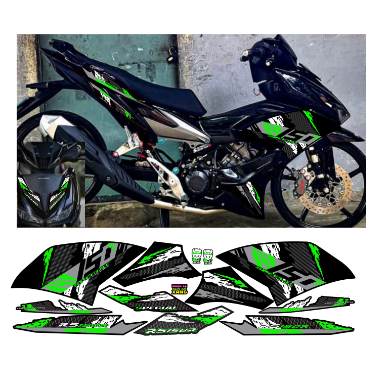 Tem rời WINNER X V2 cao cấp chất liệu in 3 lớp PPF chống nước không phai màu