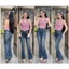Quần Jeans Nữ, Quần Bò Nữ Lưng Cao Thêu Túi Sau
