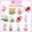 Hình hoa ủi áo-Miếng vá áo rách