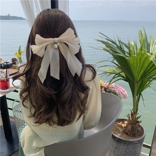 IK Kẹp Tóc Nơ Voan Nhiều Lớp Tiểu Thư Điệu Đà Xinh Xắn K99