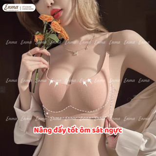 Áo Lót Nâng Ngực Không Gọng ENMA Chống Chảy Xệ Mềm Mại Ôm Quả Tạo Khe Quyến Rũ BRA14
