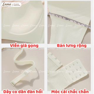 Áo Lót Nâng Ngực Không Gọng ENMA Chống Chảy Xệ Mềm Mại Ôm Quả Tạo Khe Quyến Rũ BRA14