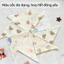 Set 5 Yếm Ăn Dặm Muslin 4 Lớp – Mềm Mại, Thoáng Khí, Kháng Khuẩn Tự Nhiên Cho Bé Từ 0-12 Tháng IQKAO