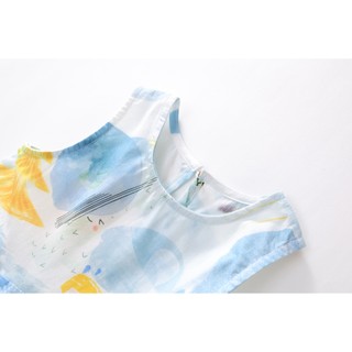Váy Cho Bé Gái, Váy Sát Nách Cho Bé Gái Thiết Kế Dáng chữ A  Chất Liệu 100% Cotton