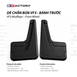 Dè chắn bùn cho xe Vinfast BF VF3 B-Factory - Sản phẩm chính hãng