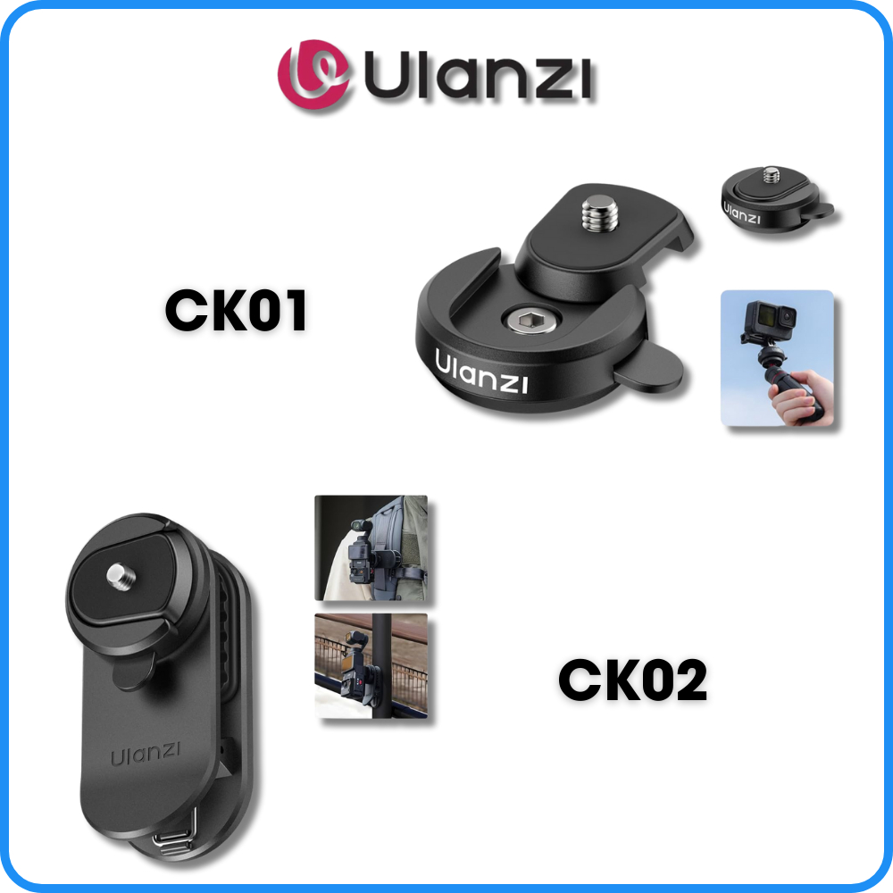 ULANZI CK01 / CK02 - Bộ Tháo Lắp Nhanh Từ Tính Cho Máy Ảnh, Kẹp Balo ...