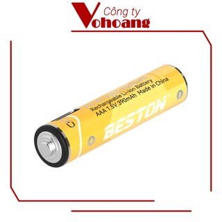 Pin sạc AAA Beston Lithium 1.5V dung lượng cao 666mWh, điện áp ổn định, tương thích mọi thiết bị