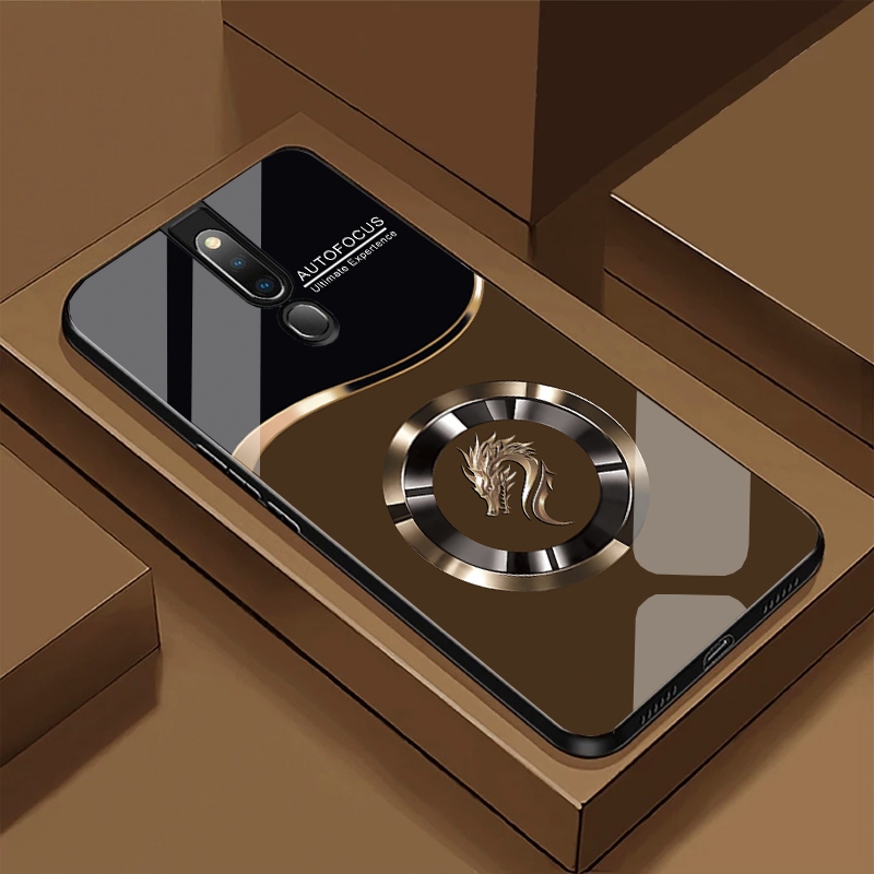 Ốp Lưng cho OPPO F11, F11 PRO Mặt lưng kính cường lực, Sang Trọng, Chống Trầy, Bảo Vệ Toàn Diện