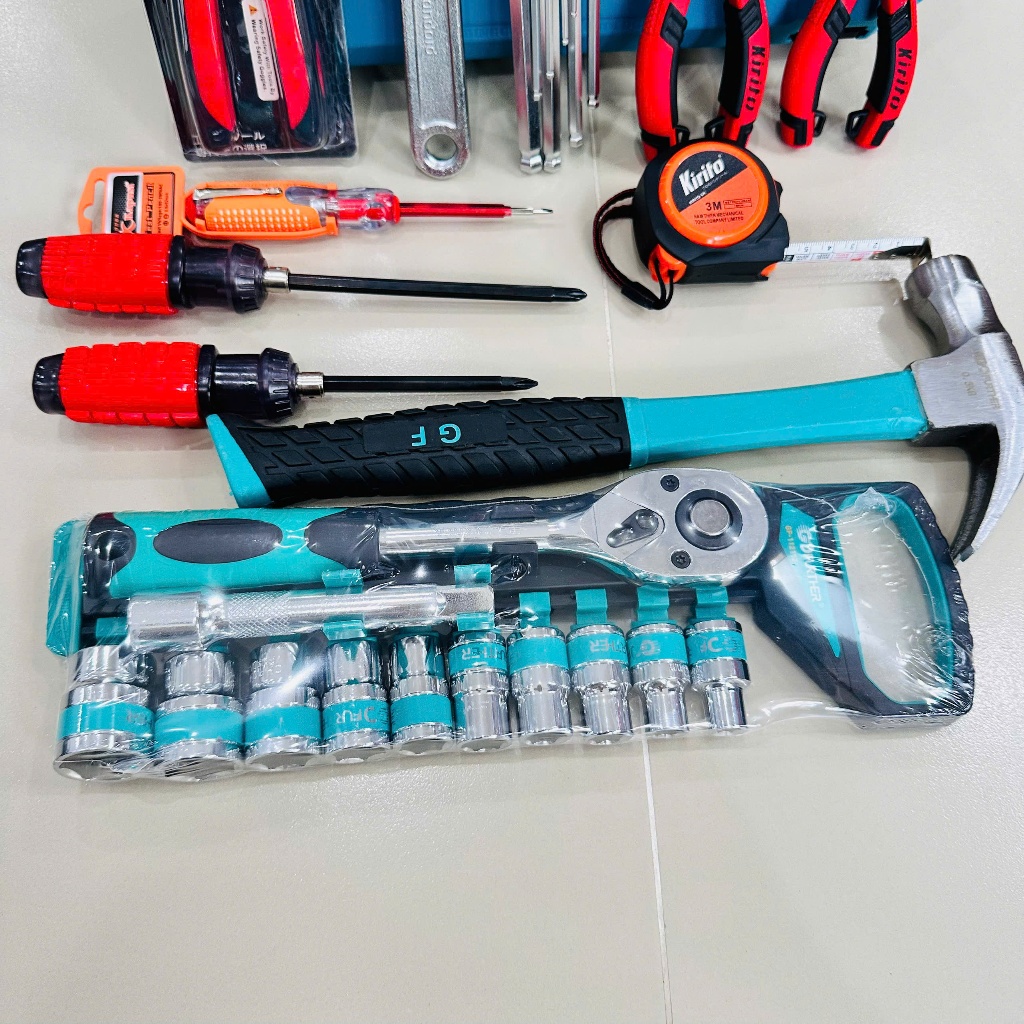 Bộ Dụng Cụ 12 Chi Tiết – Sửa Chữa Trong Gia Đình, Đa Năng, Tiện Lợi