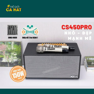 Dàn âm thanh di động CS450PRO / CS366PLUS / QUAD 64 V2026 + Tặng 2 chống lăn + dây optical