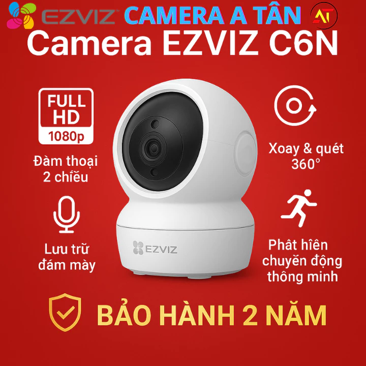 Camera Wifi Ezviz C6N 1080P/C6N PRO 3.0MPX – Camera wifi quay quét 360