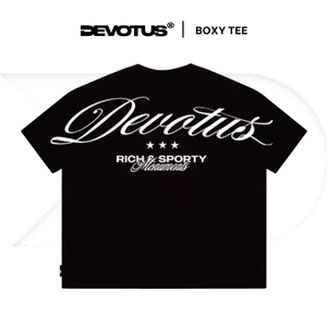 Áo thun form BOXY Unisex DEVOTUS Premium Cotton 260gsm Local Brand - RICH&SPORTY