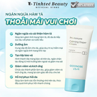 Kem làm dịu Hăm tã Cho Bé GOONGBE Pri-mmune Calming Diaper Cream 80ml