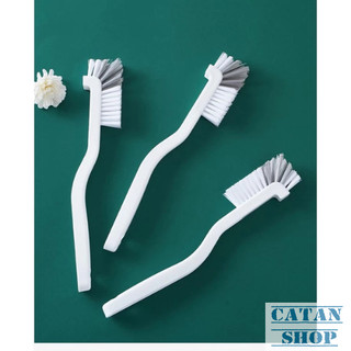 Cọ Rửa Đầu Vuông Đa Năng Cán Dài, Bàn Chải Vệ Sinh Ly Cốc Bình Nước Khe Rãnh Bồn Rửa Cửa Sổ Tiện Lợi