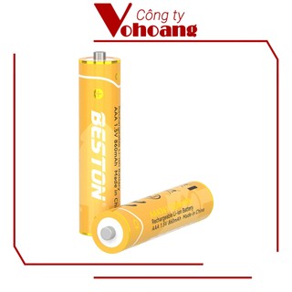 Pin sạc AAA Beston Lithium 1.5V dung lượng cao 1300mWh, điện áp ổn định, tương thích mọi thiết bị