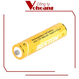 Pin sạc AAA Beston Lithium 1.5V dung lượng cao 1300mWh, điện áp ổn định, tương thích mọi thiết bị