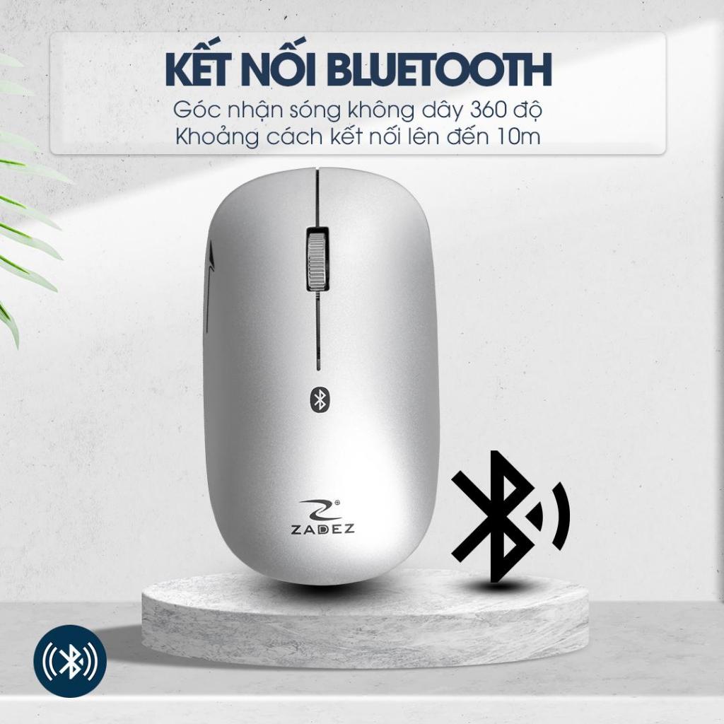 [SIÊU DEAL] Chuột Bluetooth Silent ZADEZ M-371 – Chuột Không Dây Chipset Broadcom, Độ Phân Giải 1000DPI