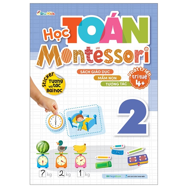 Bộ Sách - Học Toán Montessori: Tập 1,2,3,4 (Trọn Bộ)