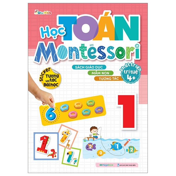 Bộ Sách - Học Toán Montessori: Tập 1,2,3,4 (Trọn Bộ)