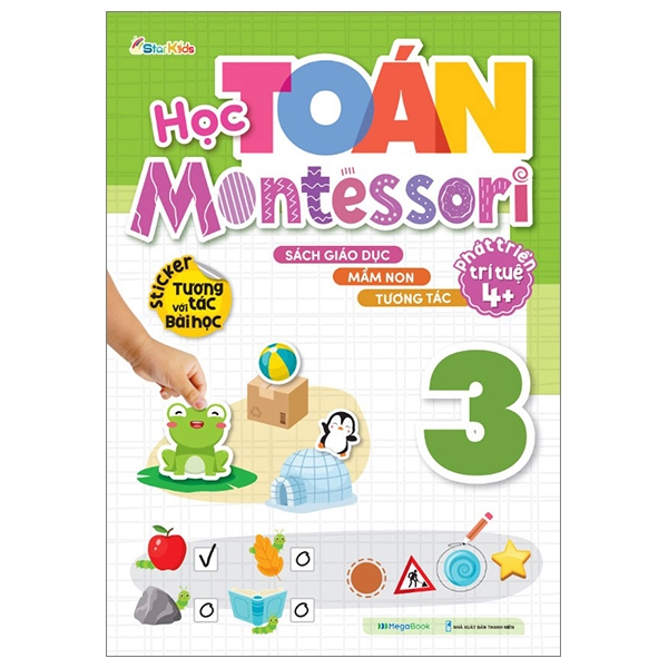 Bộ Sách - Học Toán Montessori: Tập 1,2,3,4 (Trọn Bộ)