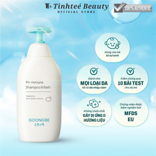 Sữa Tắm Gội Toàn Thân Cho Bé GOONGBE Pri-mmune Shampoo & Bath 350ml Dịu Nhẹ, An Toàn Cho Bé 350ml