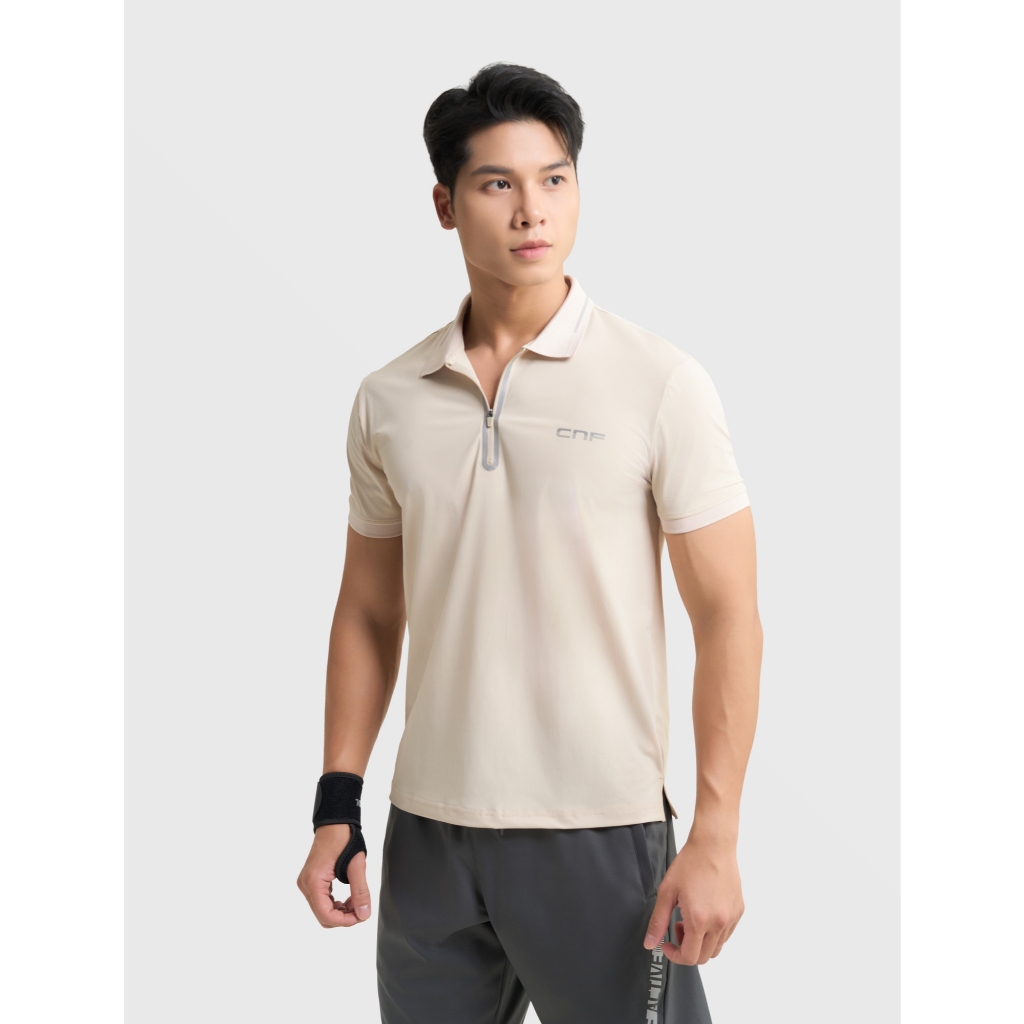 Áo polo active nam CANIFA cổ bẻ cộc tay dáng thể thao 8TP25S010