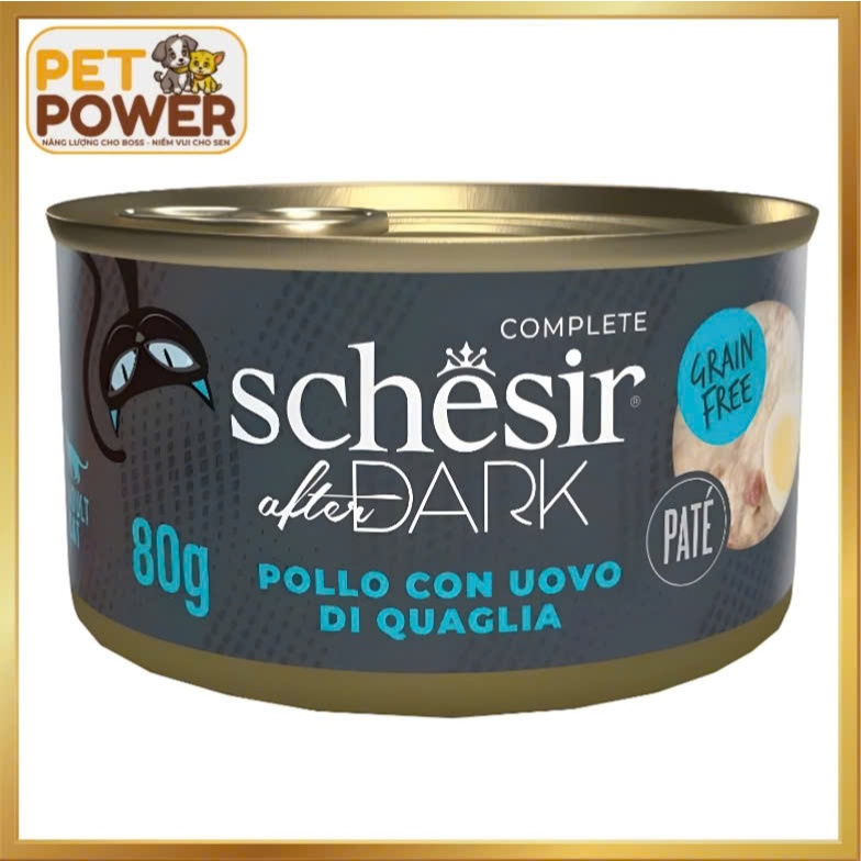 Pate Mèo Schesir Top Đầu Mỹ Hộp 12 Lon Mix 4 Vị Cao Cấp
