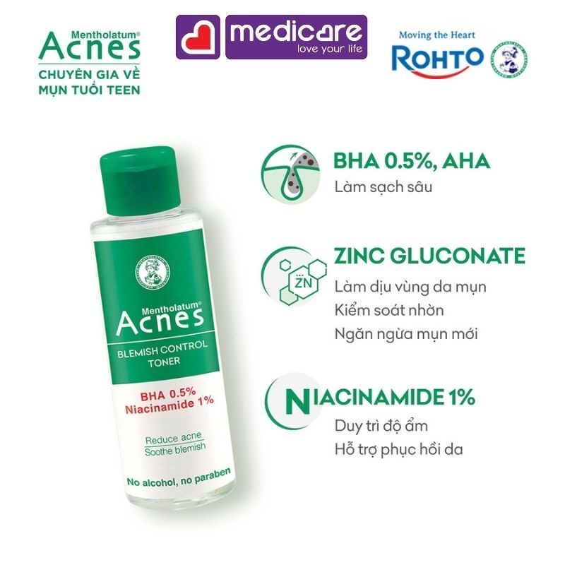 Toner dưỡng da ACNES Blemish Control Toner 100ml