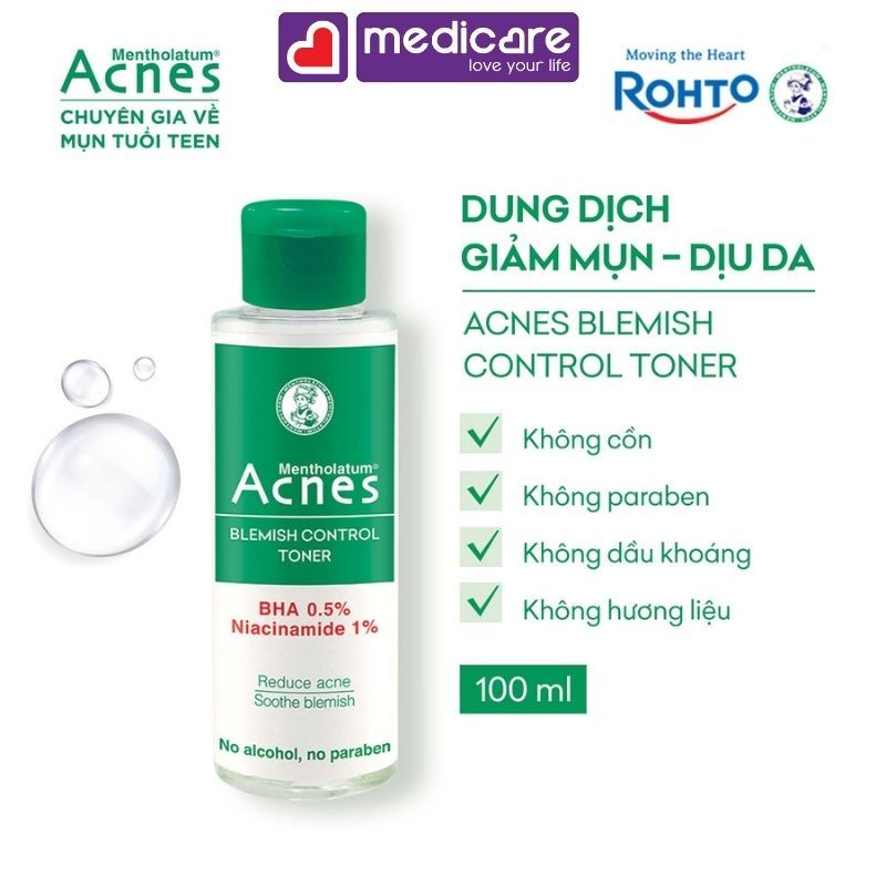 Toner dưỡng da ACNES Blemish Control Toner 100ml
