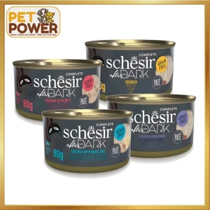 Pate Cho Mèo Schesir 80g – 4 Hương Vị Thơm Ngon Dạng Thịt Xay Mịn Với Nước Hầm