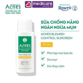 Sữa chống nắng ACNES Blemish Control Sunscreen SPF50+ PA++++ 50g