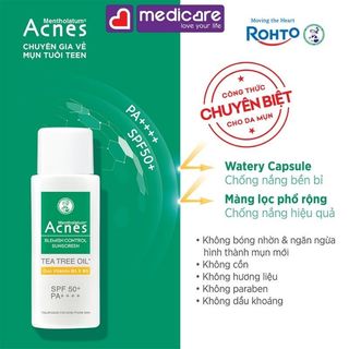 Sữa chống nắng ACNES Blemish Control Sunscreen SPF50+ PA++++ 50g